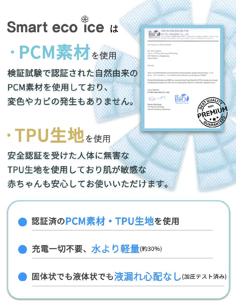 PCM 帽子用 保冷剤 クールパッド ソラ 冷却 保冷 熱中症対策 暑さ対策 スマートエコアイス_画像4