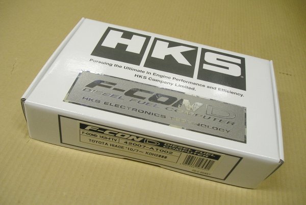 新品 HKS F-CON D　TOYOTA ハイエース・レジアスエース KDH2## 1KD-FTV (10/07-17/11)　(42007-AT002) ラスト2_画像2