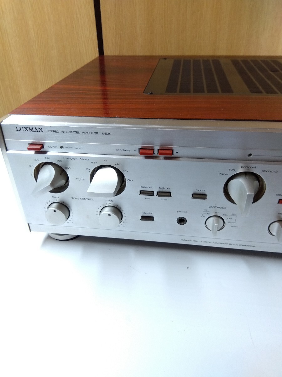 LUXMAN オーディオ機器 L-530 ジャンク_画像3