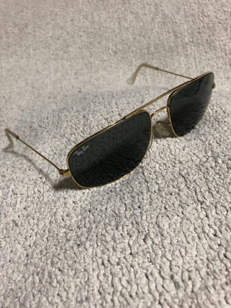 ヴィンテージ/ビンテージ レア 貴重 B&L/ボシュロム製 USA製 Ray-Ban/レイバン EXPLORER/エクスプローラー メタル サングラス ゴールドの画像3