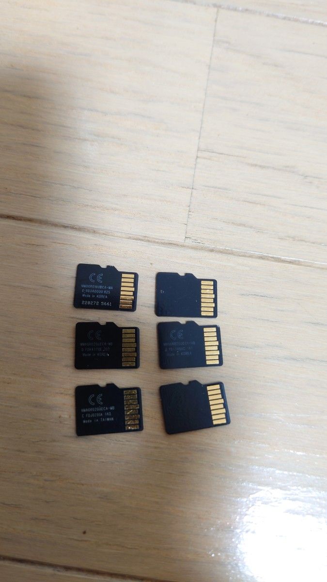 microSD マイクロSDカード 6枚セット