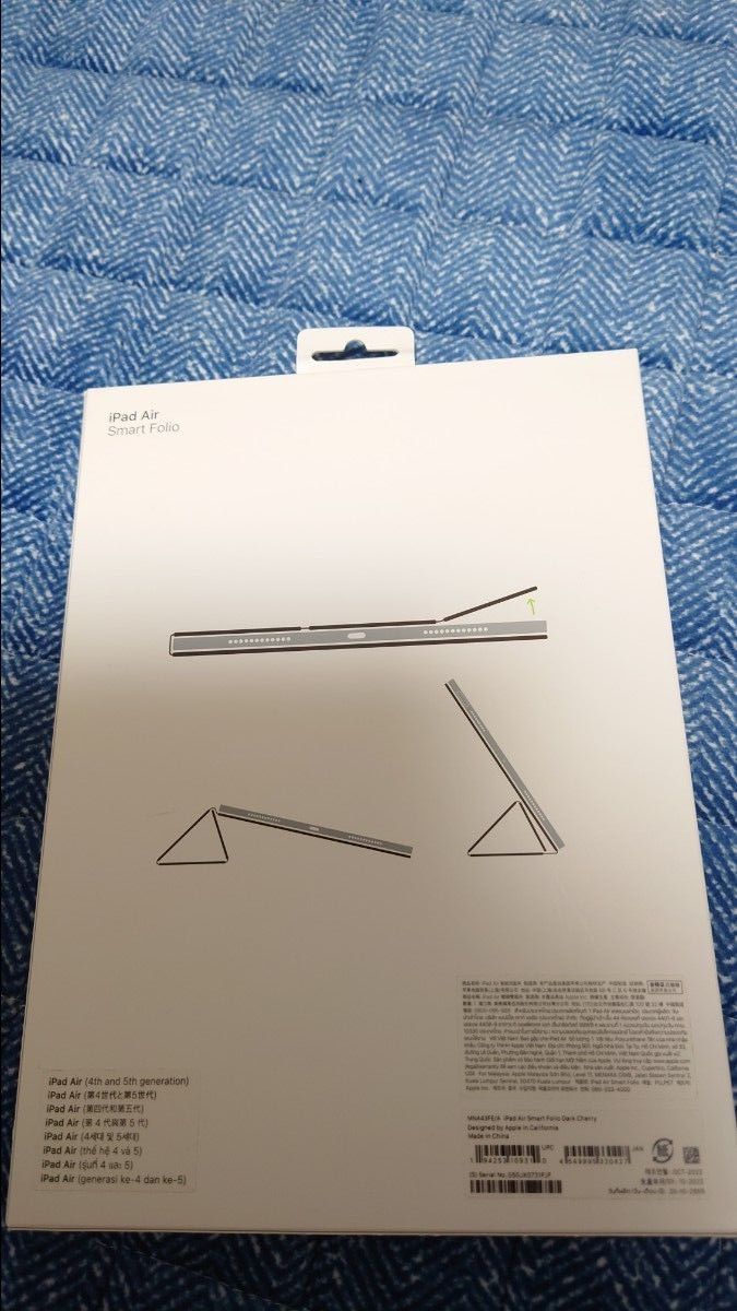 即決 Apple純正カバーケース 第4世代 iPad Air/第5世代iPad Air対応 Smart Folio★ダークチェリー