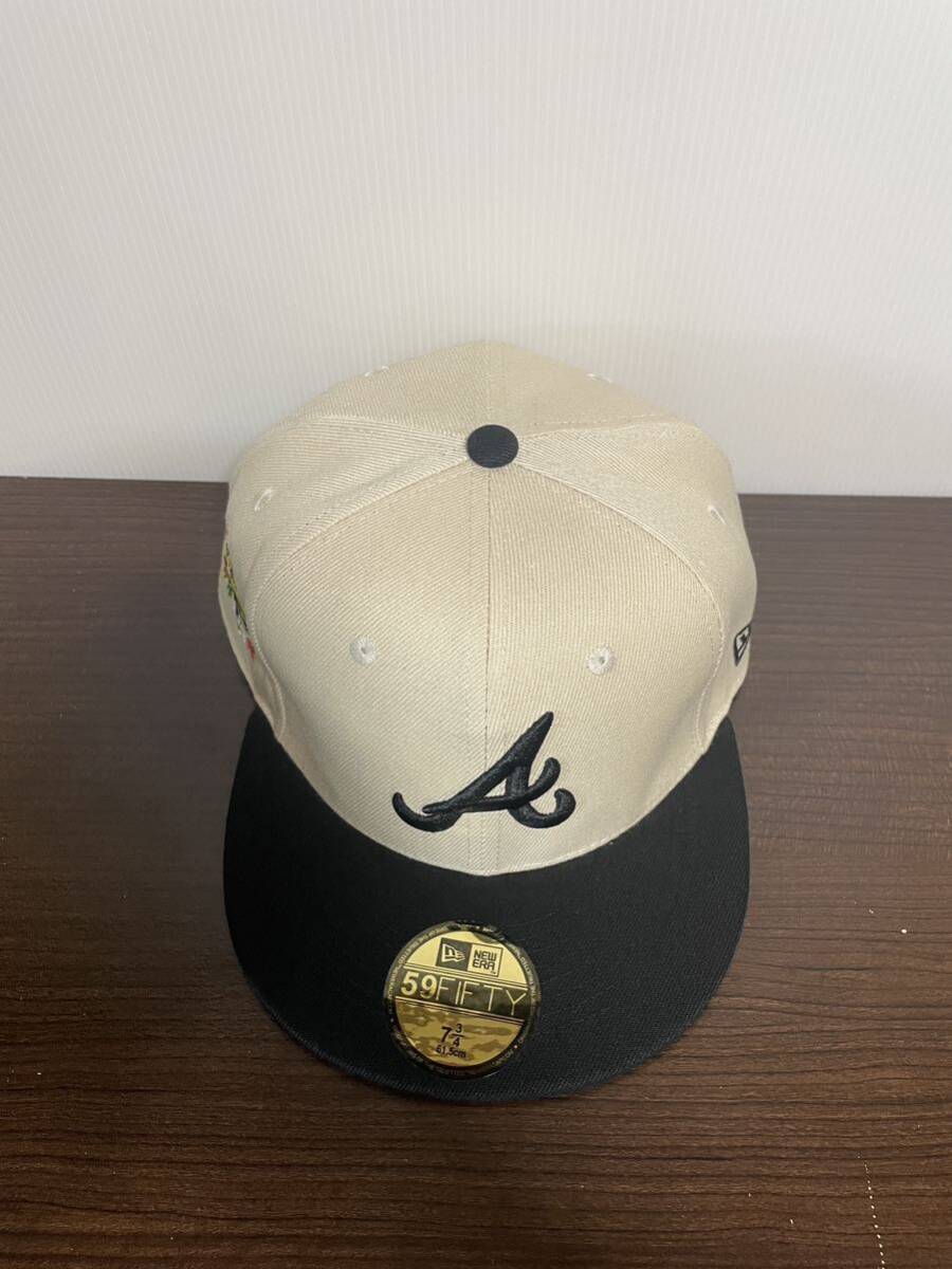 NEW ERA ニューエラキャップ MLB 59FIFTY (7-3/4) 61.5CM ATLANTA BRAVES アトランタ・ブレーブスWORLD SERIES 帽子 の画像3