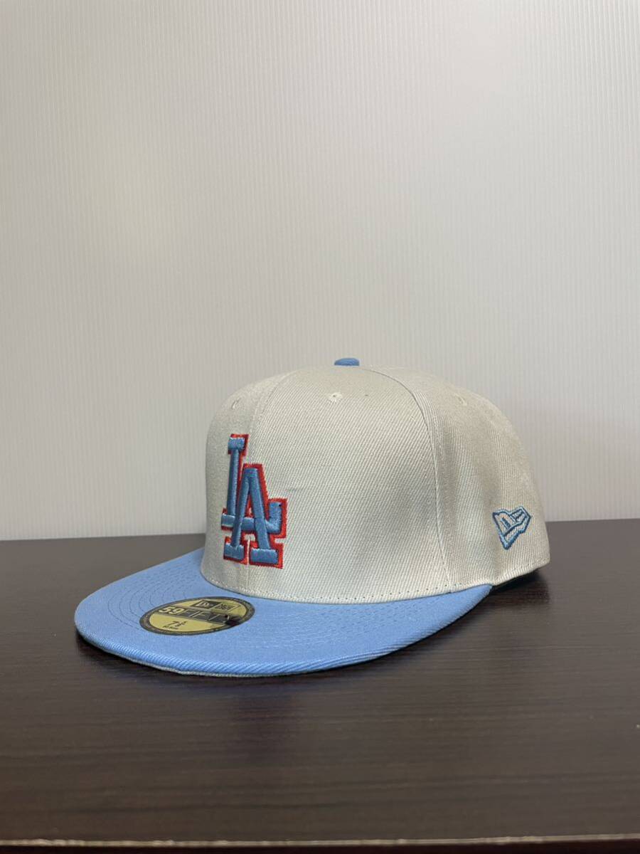 NEW ERA ニューエラキャップ MLB 59FIFTY (7-5/8) 60.6CM LAロサンゼルス・ドジャース 帽子 の画像1
