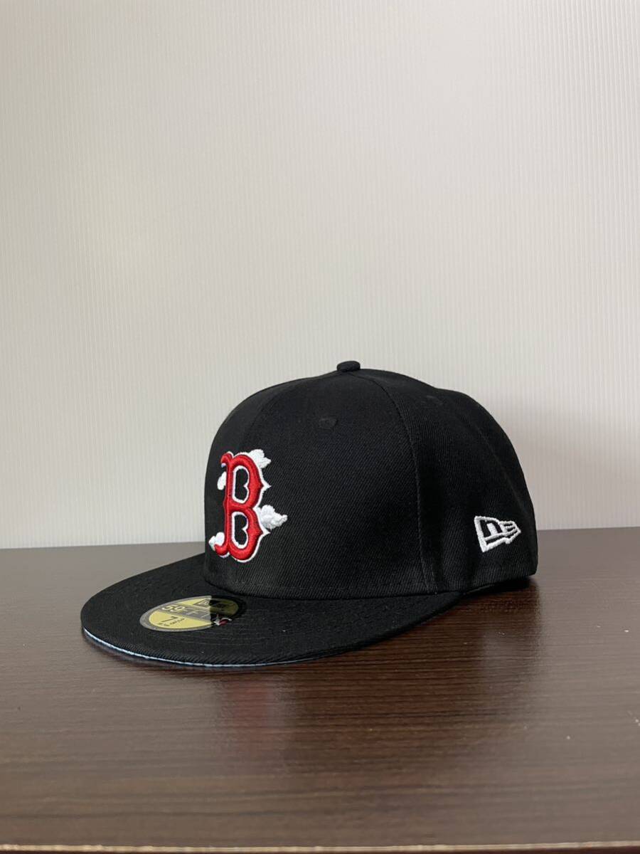 NEW ERA ニューエラキャップ MLB 59FIFTY (7-3/8) 58.7CM BOSTON RED SOXボストン・レッドソックス WORLD SERIES 帽子 _画像1