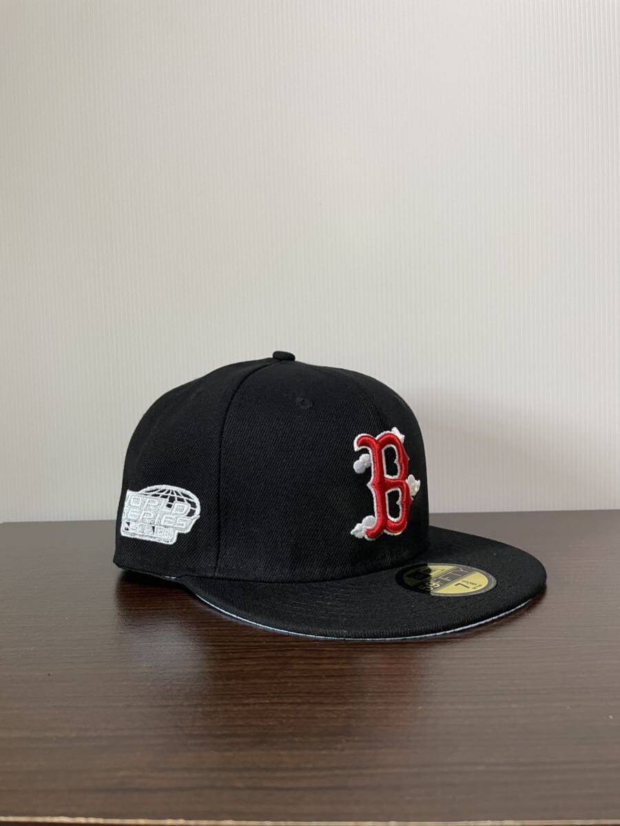 NEW ERA ニューエラキャップ MLB 59FIFTY (7-3/8) 58.7CM BOSTON RED SOXボストン・レッドソックス WORLD SERIES 帽子 _画像4