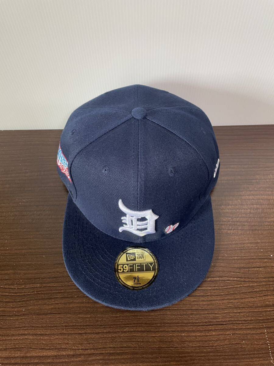 NEW ERA ニューエラキャップ MLB 59FIFTY (7-5/8) 60.6CM DETROIT TIGERS デトロイト・タイガースWORLD SERIES 帽子 _画像3