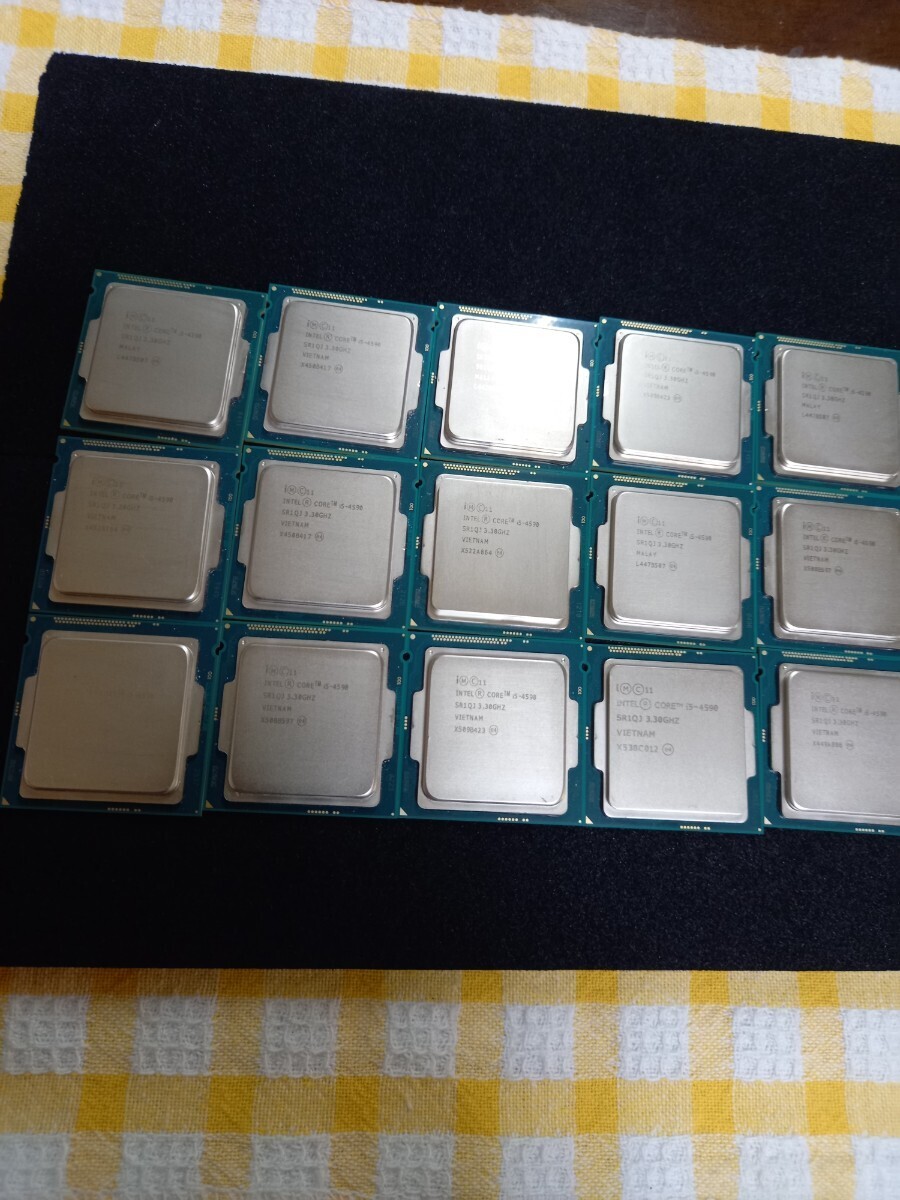 15枚組 Intel Core i5 -4590 SR1QJ 3.30GHz 送料無料_画像1