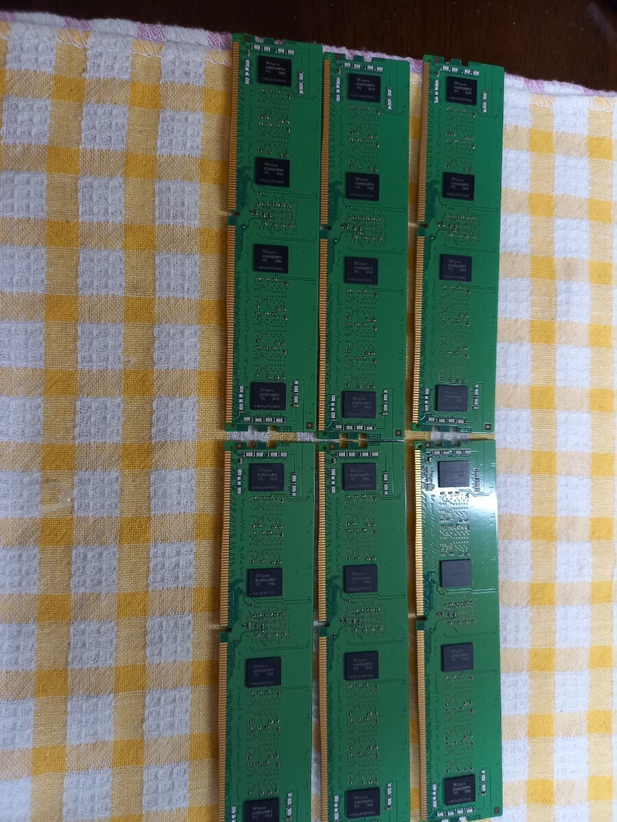 4GB×6枚 SKhynix 1Rx8 PC4-2133P-RD0-10 サーバー用メモリ_画像4