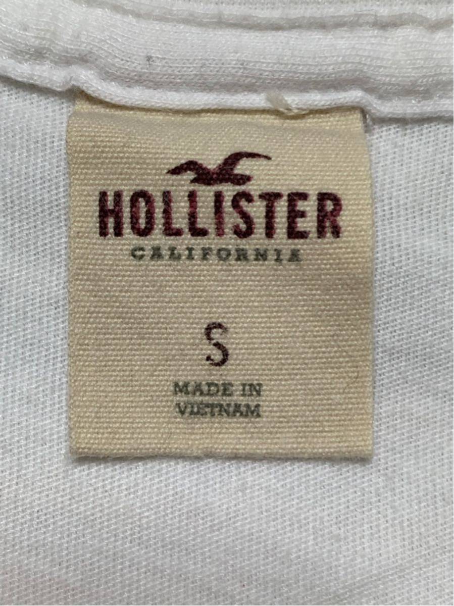 c812 HOLLISTER# Hollister short sleeves T-shirt # white size S#.. pack easy 210 Yupack easy 60retapa510