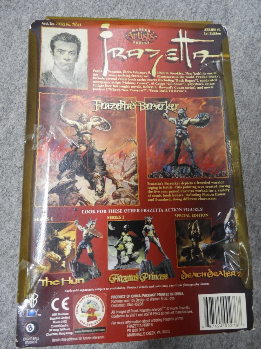 レトロ　エイトボールスタジオ　Frazetta's Berserker フィギュア　未開封　（4863）_画像5