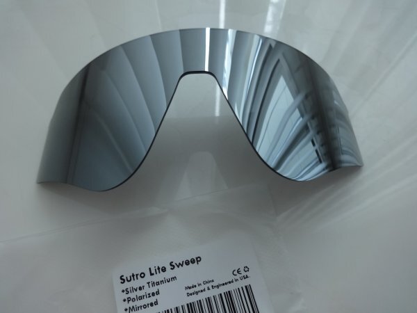 ★ オークリー SUTRO LITE SWEEP スートロライトスイープ用 カスタム偏光レンズ OO9465　ＳＩＬＶＥＲ Color Polarized_画像1