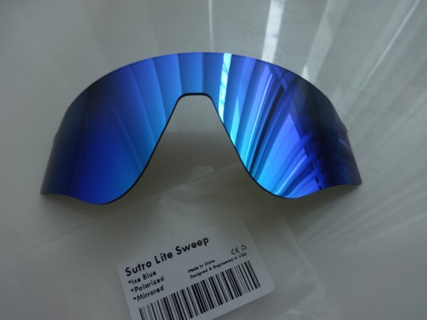 ★ オークリー SUTRO LITE SWEEP スートロライトスイープ用 カスタム偏光レンズ OO9465　ICE BLUE Color Polarized_画像1