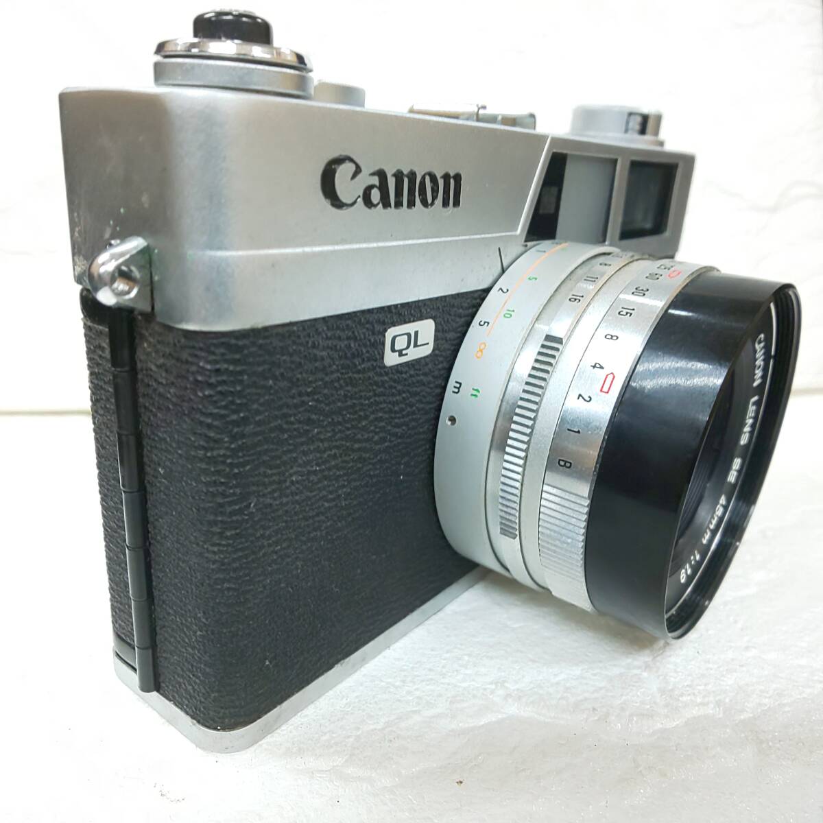 ◎キャノン◎Canon Canonet QL19 / CANON LENS SE 45mm 1:1.9(4群5枚構成) シャッターOK 即発送_画像3