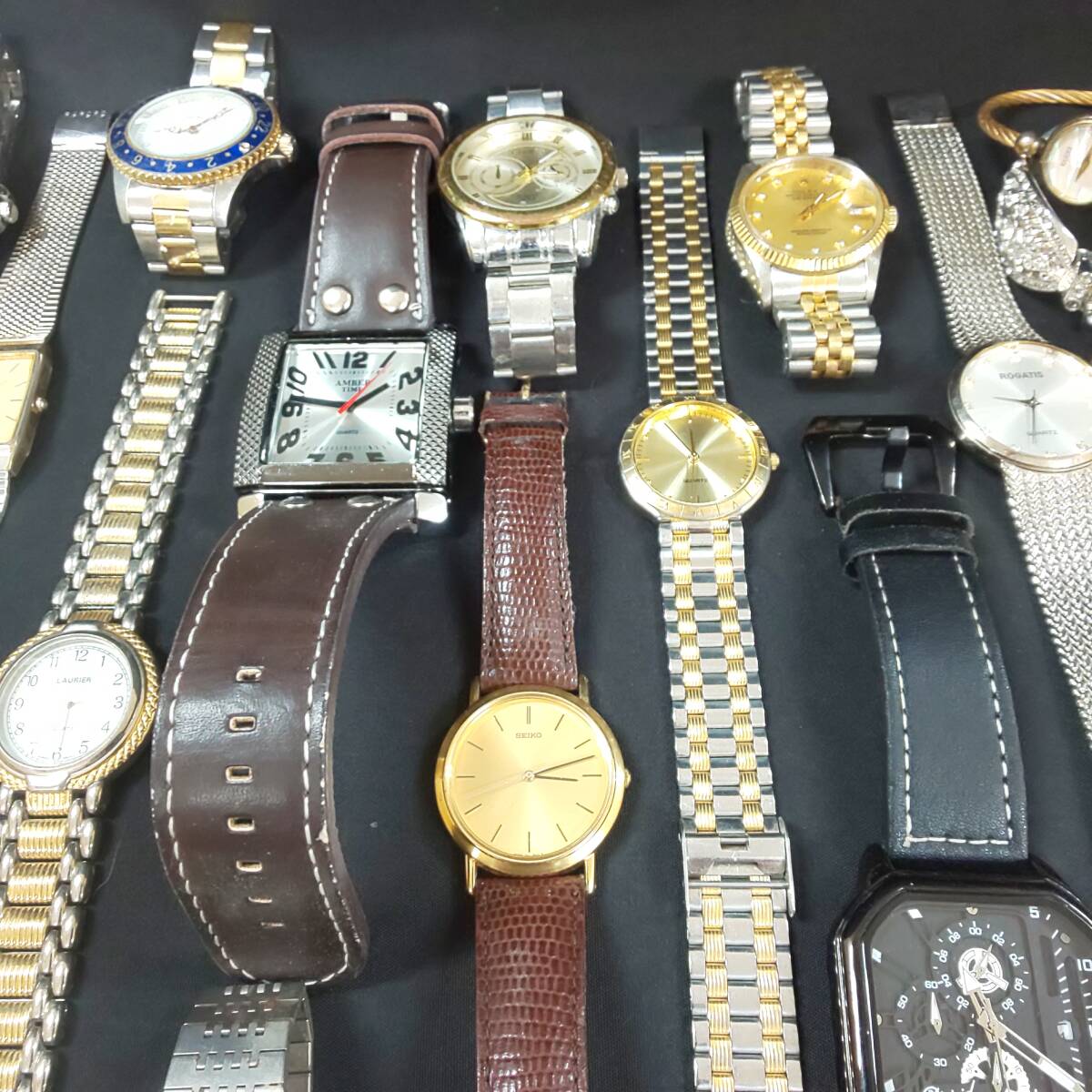 ◎在庫一掃セール◎腕時計まとめて１００本 SEIKO CITIZEN CASIO ALBA ELGIN GUCCI TECHNOS 他 中古現状 即発送 _画像9