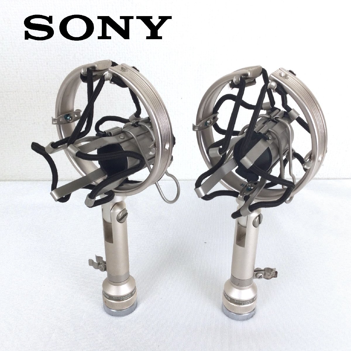 1205 SONY Sony CRS-3P cradle suspension condenser microphone vibration control adaptor 2 piece 