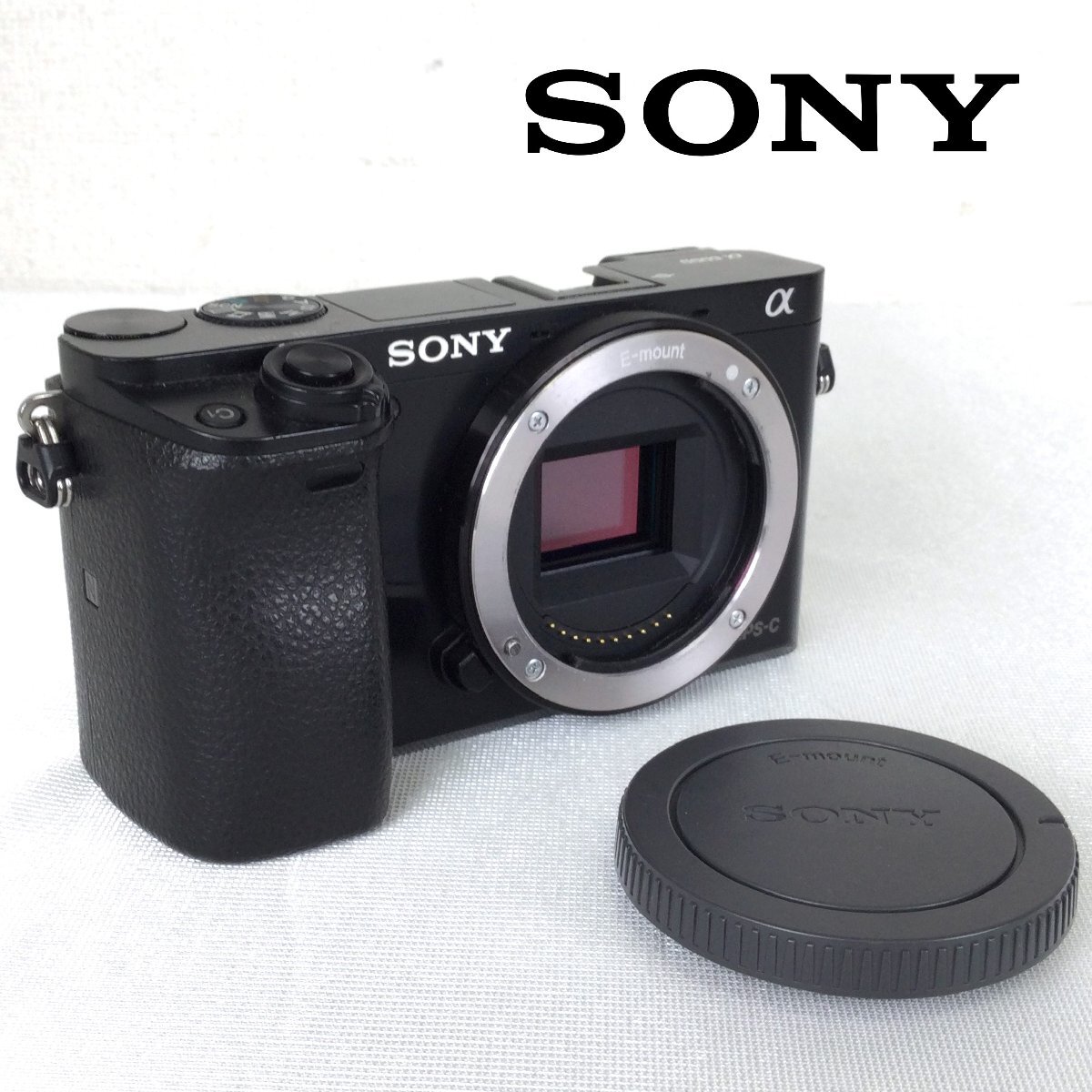 1205【ジャンク/ボディのみ】 SONY ソニー α6000 アルファ ILCE-6000 ブラック ミラーレス デジタル一眼レフカメラ APS-C デジカメ_画像1