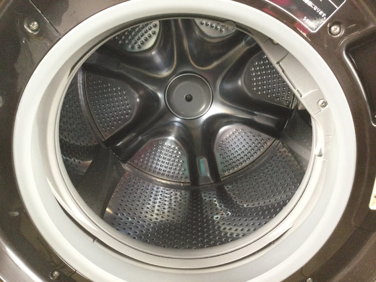 1205 HITACHI 日立 ドラム式洗濯乾燥機 BD-STX110GL 2021年製 左開き 洗濯11kg 乾燥6kg ビッグドラム AIお洗濯 風アイロン ホワイト 洗濯機