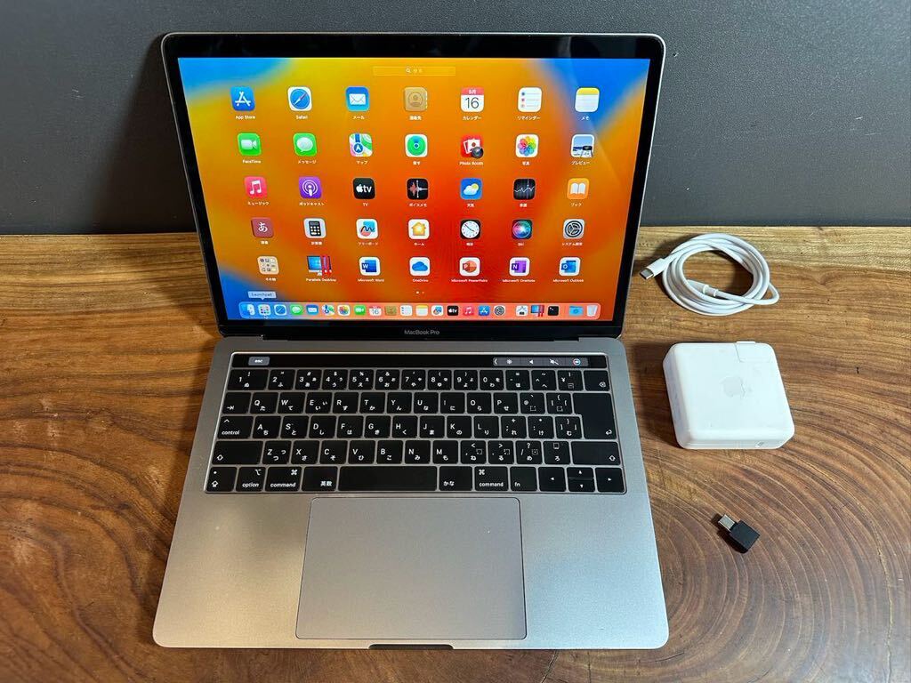 「美品充電 1回」Apple MacBook Pro Retina 13inch 2018/CPUi5 2.3GHZ/16GB/SSD 1TB/Windows11/office2019_画像1