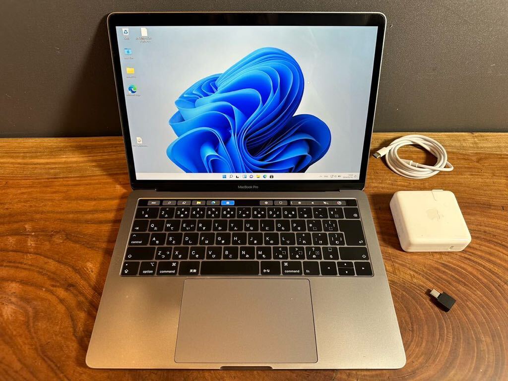 「美品充電 1回」Apple MacBook Pro Retina 13inch 2018/CPUi5 2.3GHZ/16GB/SSD 1TB/Windows11/office2019_画像2