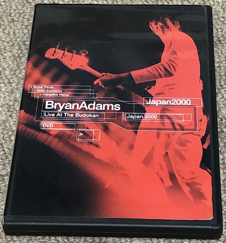 状態良　BRYAN ADAMS (ブライアン アダムス） DVD「 Live At The Budokan Japan 2000 」輸入盤_画像1