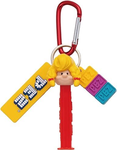 PEZ Key Charm(Girl) お菓子デザイン キーホルダー