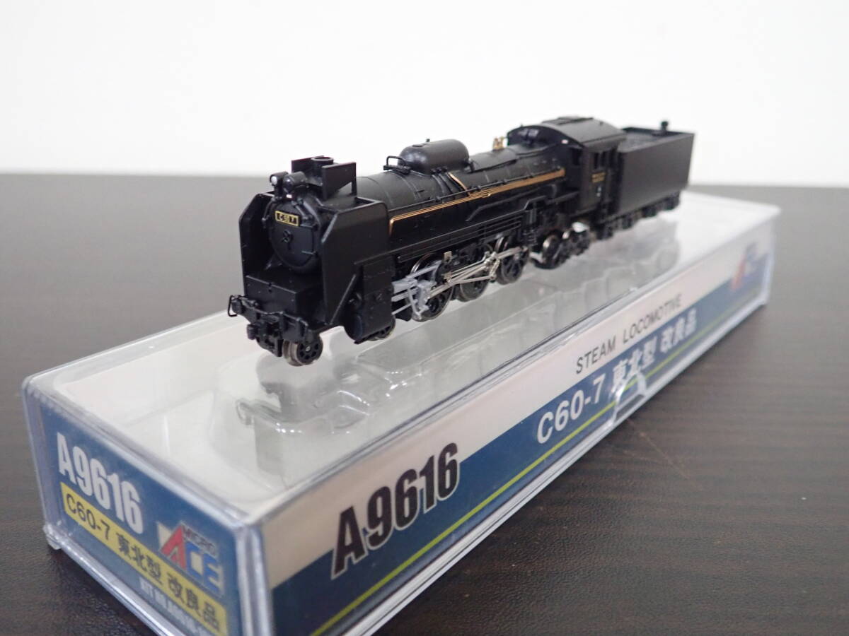 MICRO ACE A9616 C60-7 Tohoku type modified superior article steam locomotiv N gauge railroad model operation not yet verification present condition goods super-discount 1 jpy start 