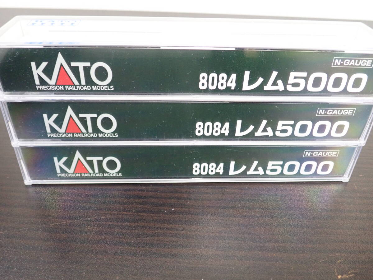 KATO Kato N gauge 8084 Lem 5000 2 both entering ×3 case . summarize railroad model cargo operation not yet verification present condition goods super-discount 1 jpy start 