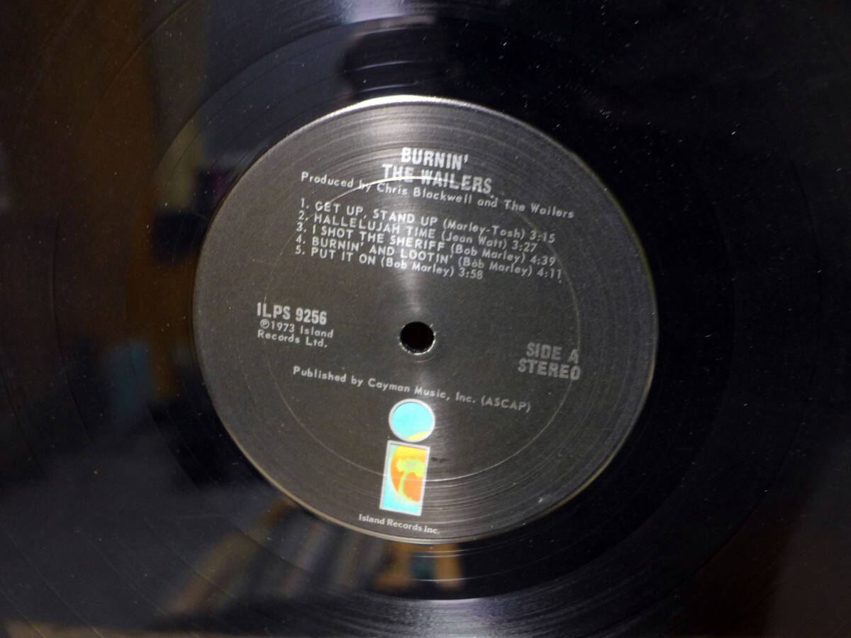 ボブ・マーリー & ザ・ウェイラーズ～BURNIN'、米盤「LP」の画像5
