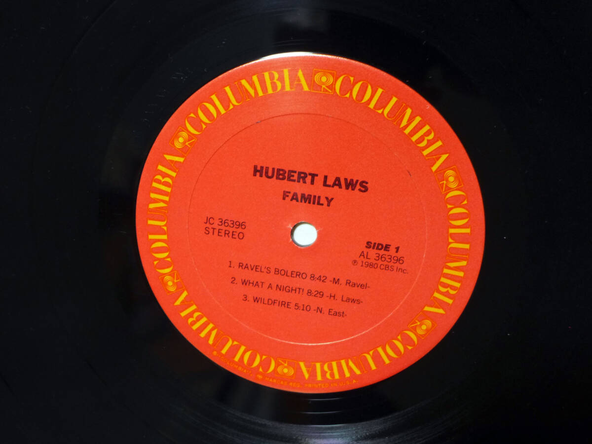 HUBERT LAWS(ヒューバート・ロウズ)～Family、米盤「LP」_画像4