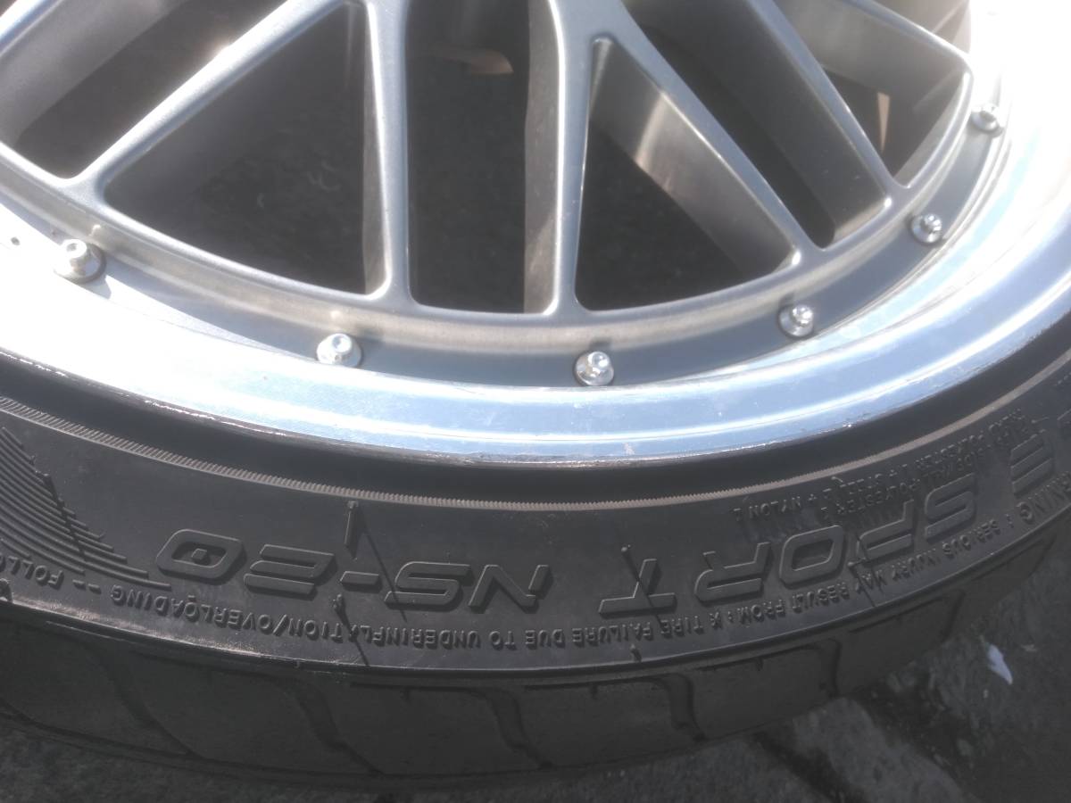 BBS　LM　タイプ　LM風　20インチ　深リム　段リム　F8.5J　+30？　R10J　+40？　114.3　5H　5穴　　_画像3