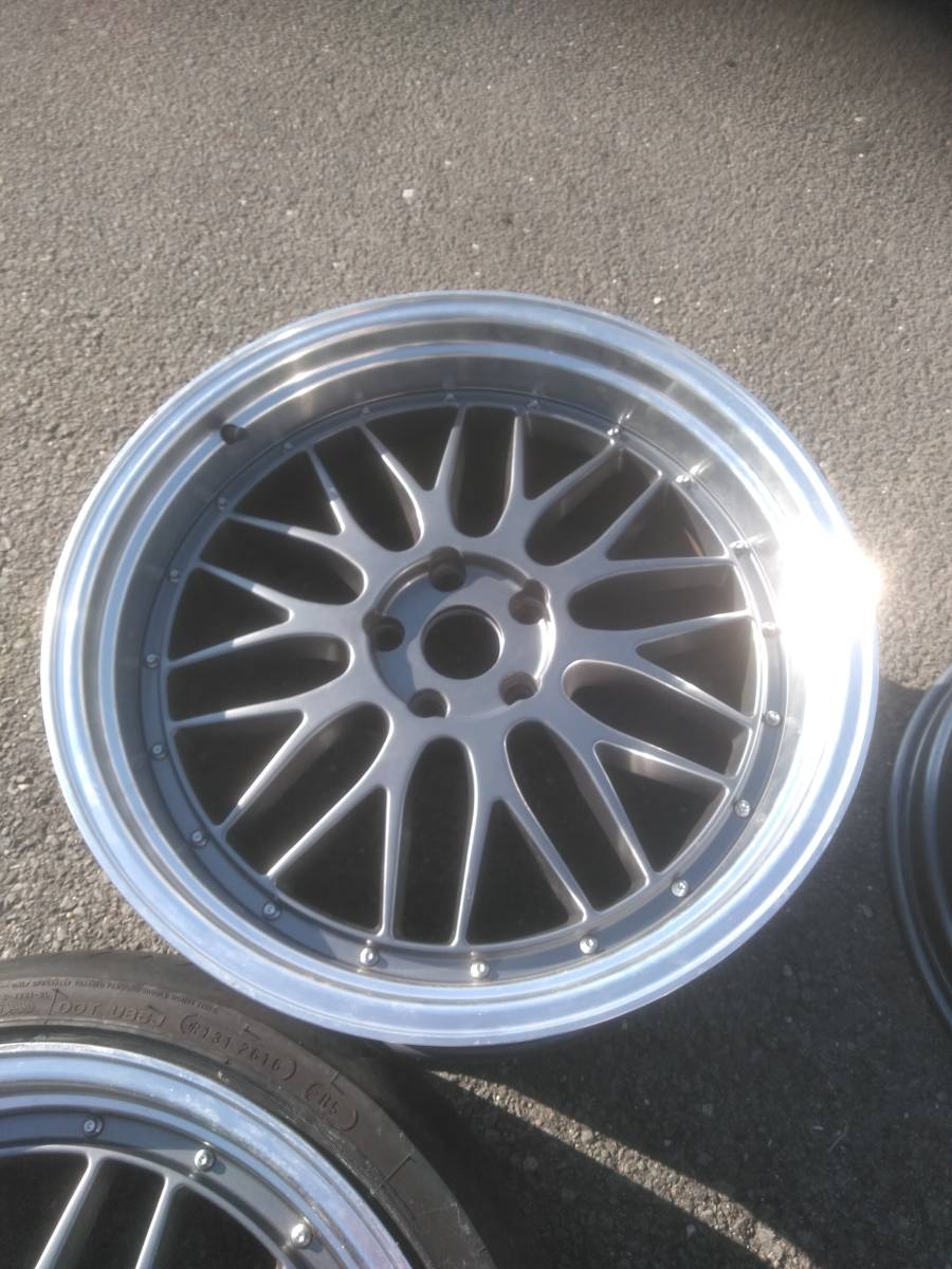 BBS　LM　タイプ　LM風　20インチ　深リム　段リム　F8.5J　+30？　R10J　+40？　114.3　5H　5穴　　_画像6