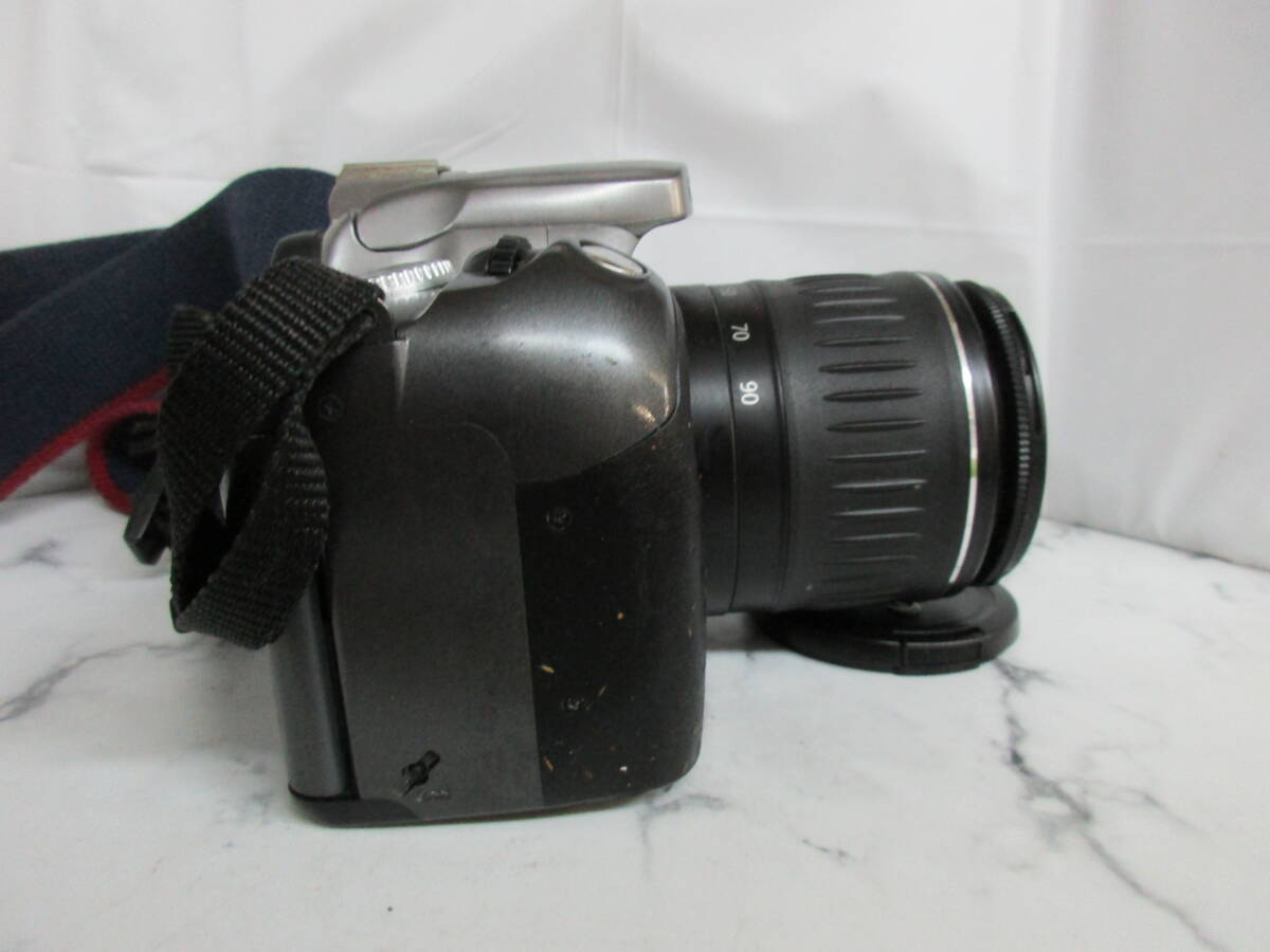 TO4-47 Canon(キヤノン) フィルムカメラ EOS Kiss 7 CANON ZOOM LENS EF 28-90㎜ 1:4-5.6 Ⅲ 58㎜ フィルター付きの画像3
