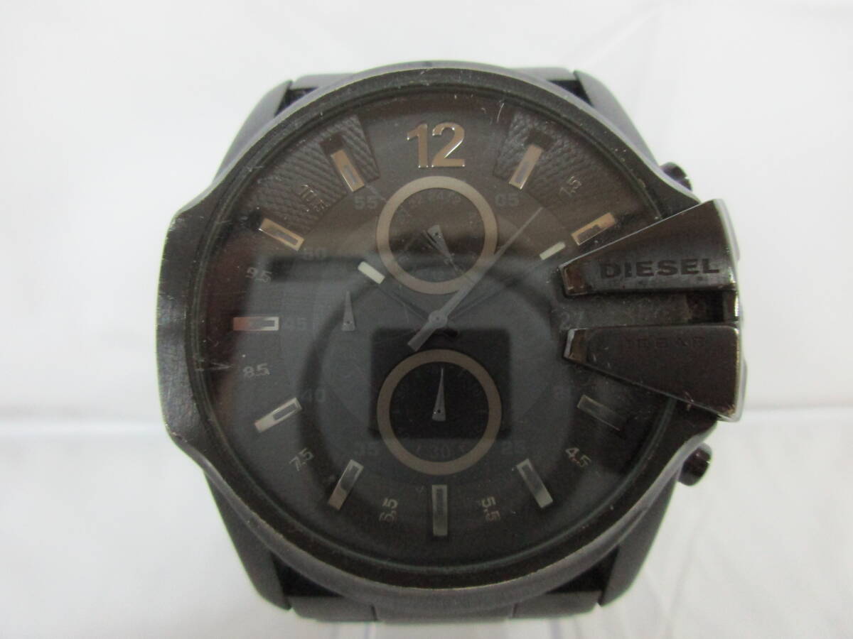 T4-82 DIESEL( diesel ) wristwatch [DZ-4180] 10BAR ONLY-THE-BRAVE black / black group quartz men's 