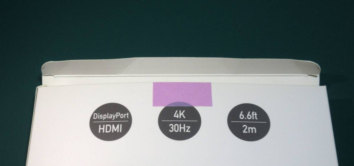 uni　DisplayPort　HDMI　変換　ケーブル　4K　2m　単方向　ディスプレイポート　オス_画像6