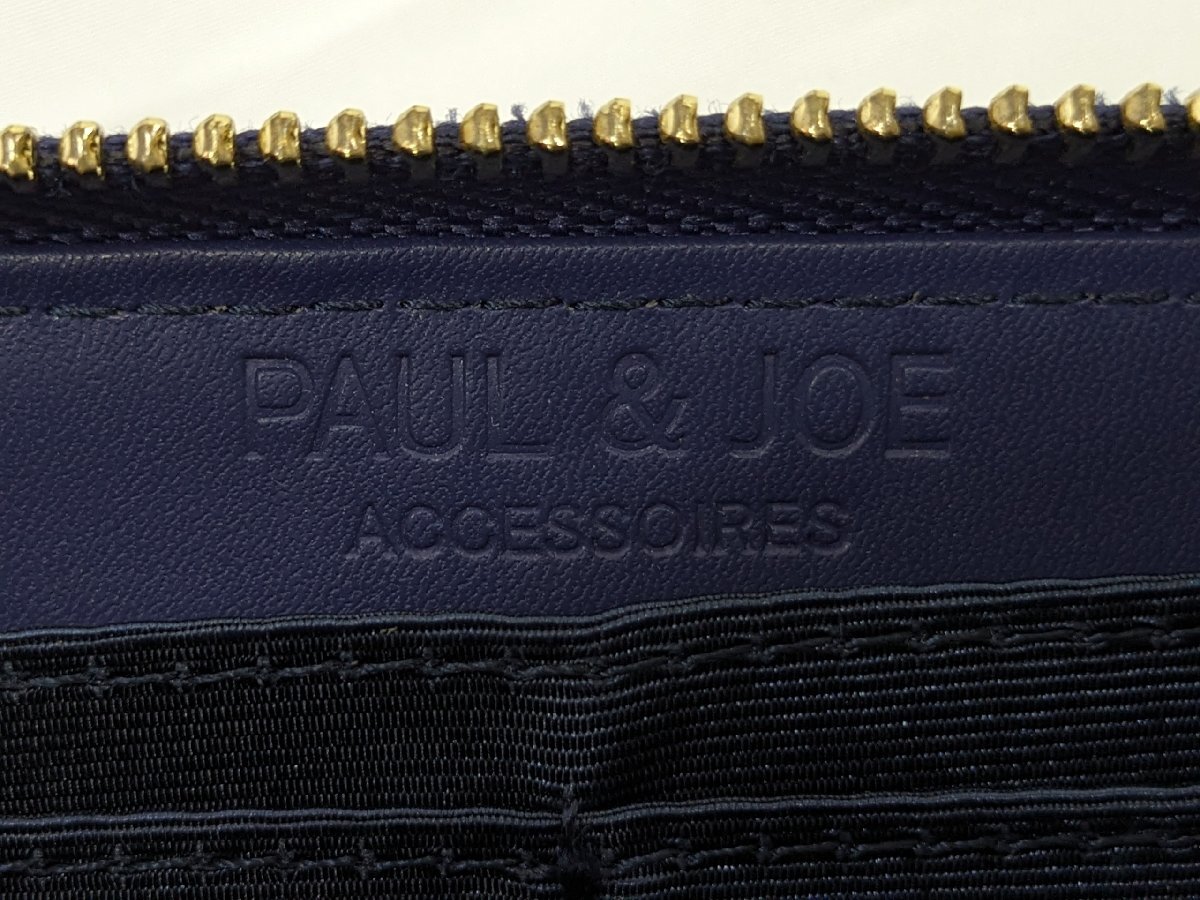 良品 PAUL & JOE ポール＆ジョー ラウンド長財布 ベアプリント PJA-W531 レディース サイフ 財布 ブランド_画像8