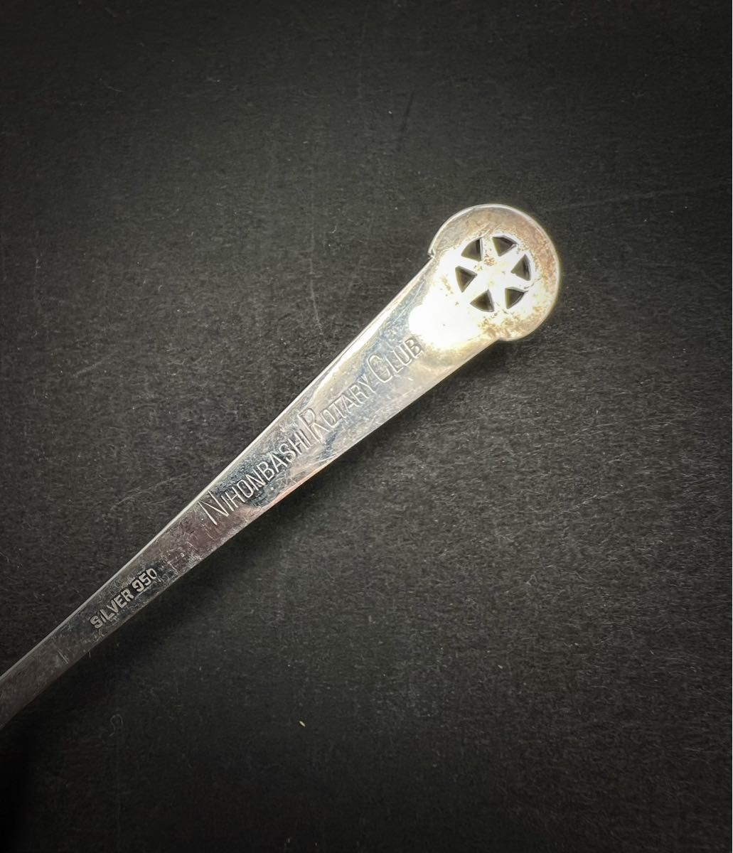 希少品 純銀 ROTARY INTERNATIONAL 銀製スプーン6本 110g SILVER 希少品 純銀 ROTARY INTERNATIONAL 銀製スプーン6本 110g SILVER