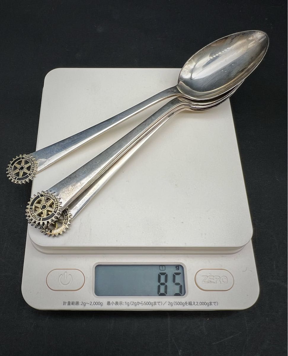 ROTARY INTERNATIONAL 銀製 スプーン4本  85g SILVER 950