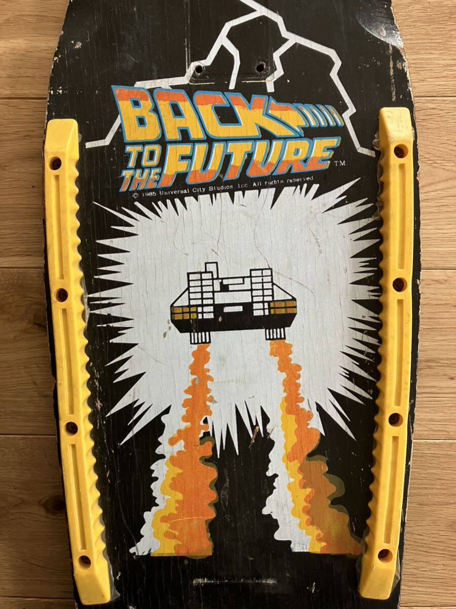 BACK TO THE FUTURE オールドスクール　80s スケートボード デッキ サーフスケート　クルーザー　80年代　ヴィンテージ_画像4