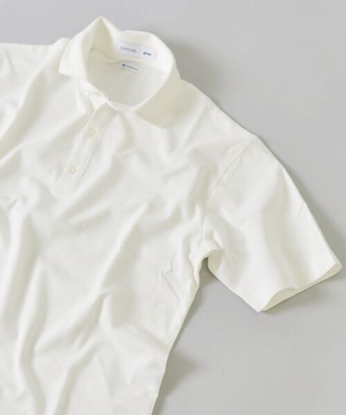 「gim」 半袖ポロシャツ SMALL オフホワイト メンズ_画像1