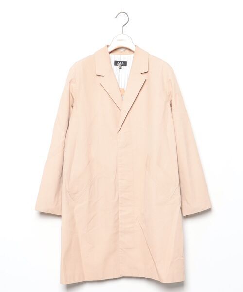 「A.P.C.」 チェスターコート 36 ベージュ レディース_画像1