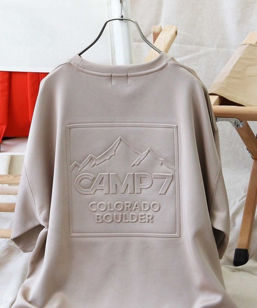 「CAMP7」 半袖Tシャツ M ベージュ メンズ_画像1