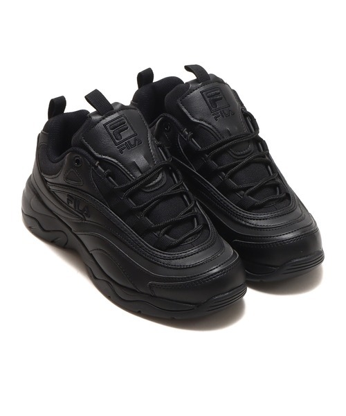 「FILA」 ローカットスニーカー 23.0cm ブラック メンズ_画像1