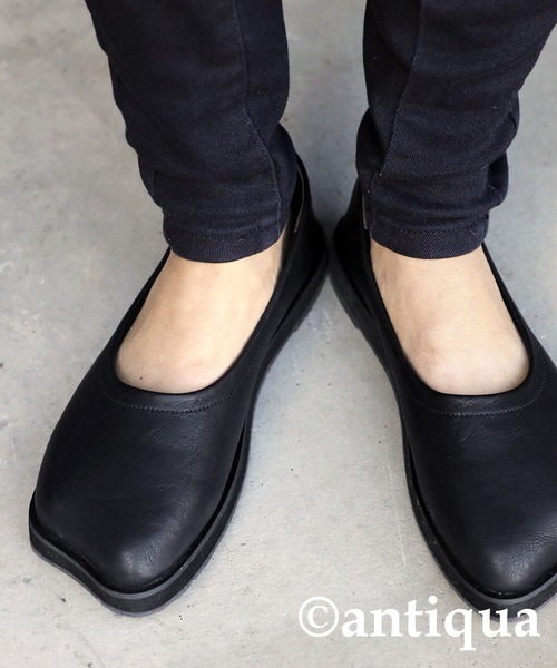 [antiqua] shoes M black lady's 