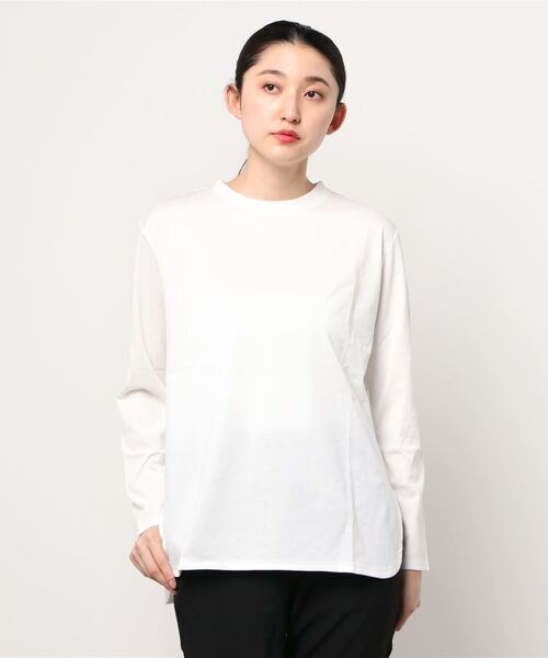 「B:MING by BEAMS」 長袖カットソー ONE SIZE ホワイト レディース_画像1