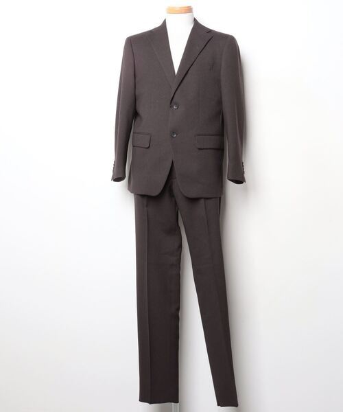 「Perfect Suit FActory」 スーツ BB4 ダークブラウン メンズ_画像1