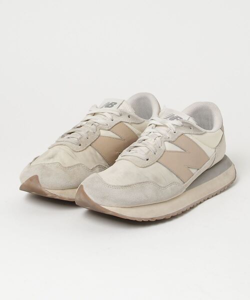 「New Balance」 ローカットスニーカー 26cm ベージュ メンズ_画像1