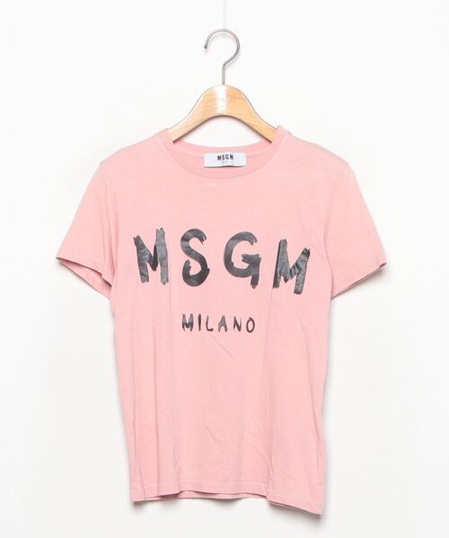 「MSGM」 半袖Tシャツ X-SMALL ピンク レディース_画像1