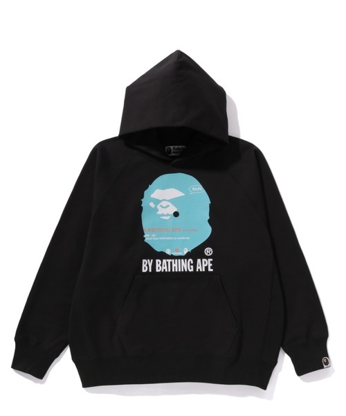 「A BATHING APE」 プルオーバーパーカー MEDIUM ブラック メンズ_画像1