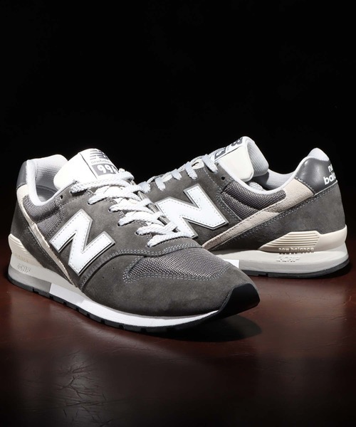 「New Balance」 ローカットスニーカー 25.5cm グレー メンズ_画像1